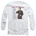thumbnail image 1 of Monk - Top 10 Phobias - Long Sleeve Shirt - Large, 1 of 2