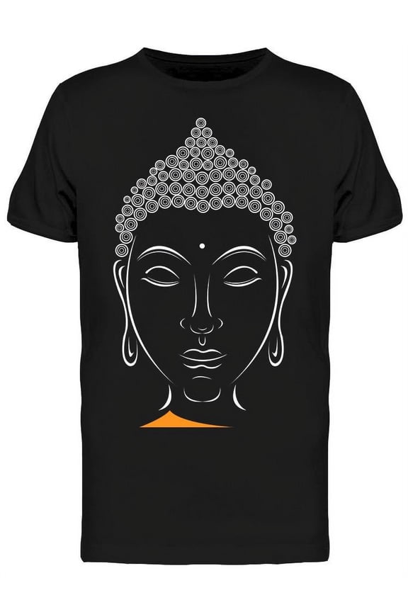 Monk With Mole Between Eyes T-Shirt Men -Image by Shutterstock, Male Medium