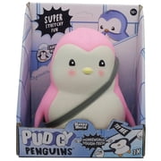 MonkeWorld Pudgy Penguin - Pink - Squishies Fidget Toy, Shape-Stretch-Squeeze, Tough-Tech, Soft Animal Plush, Sensory Stress Relief Play, Collectible