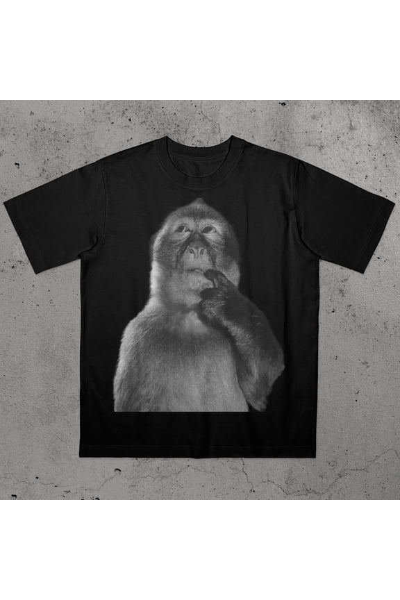 Monkey 90s Bootleg Style Graphic T-Shirt