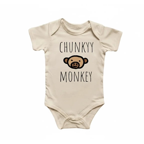Monkey Animal Newborn Gift Baby Bodysuit