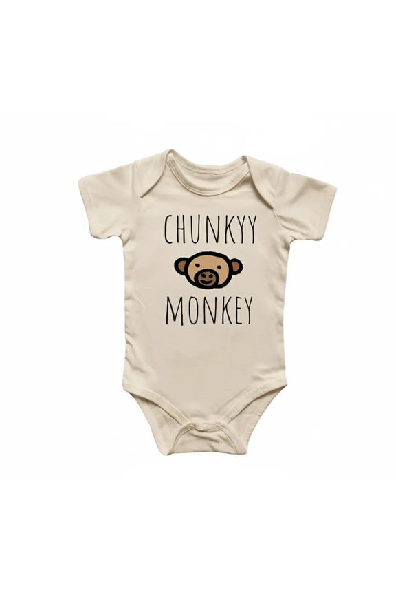 Monkey Animal Newborn Gift Baby Bodysuit
