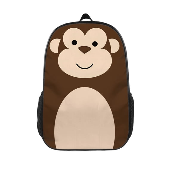 Pink Backpack Monkey Monkey Backpack 17 inch Cartoon Monkey Backpack Large Capacity ...