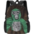 thumbnail image 1 of Monkey Backpack Game Backpack Gorilla Tag 3D Pattern Printed Travel Backpack Casual Lightweight Laptop Backpack Novelty Game Backpacks Gorilla Tag Fan Gift, 1 of 7