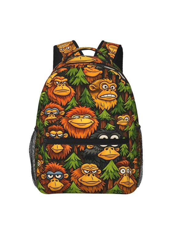 Monkey Backpack Lightweight Travel Bag for Men and Women