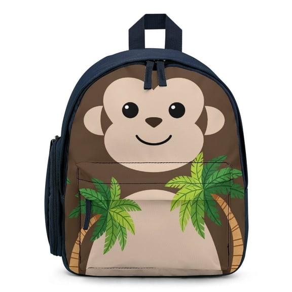 Monkey Backpack for Men Women Cute Cartoon Schoolbag Travel Lightweight Laptop Bag Hiking Daypack