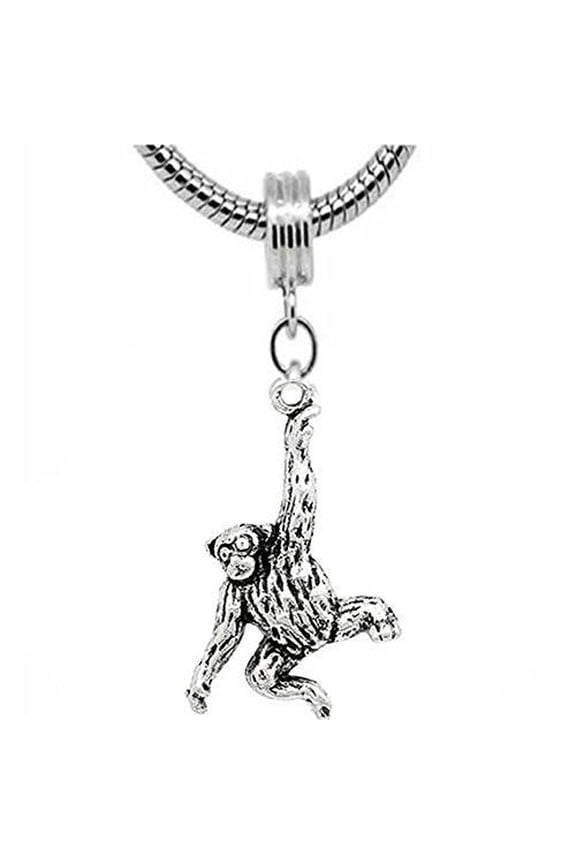 Monkey Bead Charm Dangle for snake Chain charm Bracelet