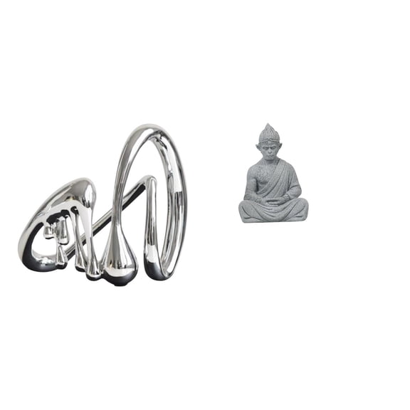 Monkey Buddha Sculpture Abstract Art Statue Resin Material Housewarming Gift Home Garden Decor