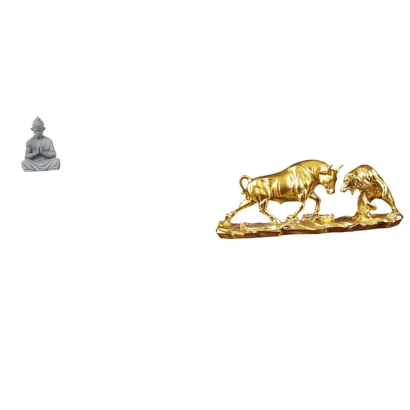 Monkey Buddha Statue Bear Figurine Bull Ornament Sandstone Texture for Art Collectors Meditation Spaces