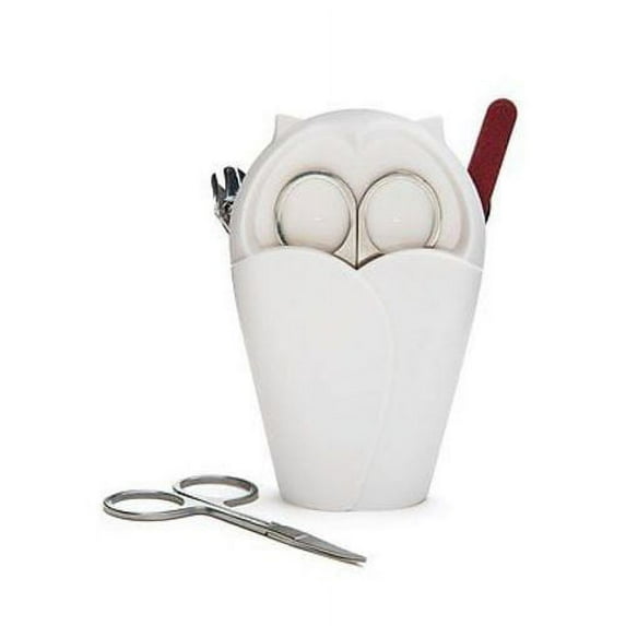 Monkey Business Archie White Nail Tool Holder - Clipper, Scissor & File Storage