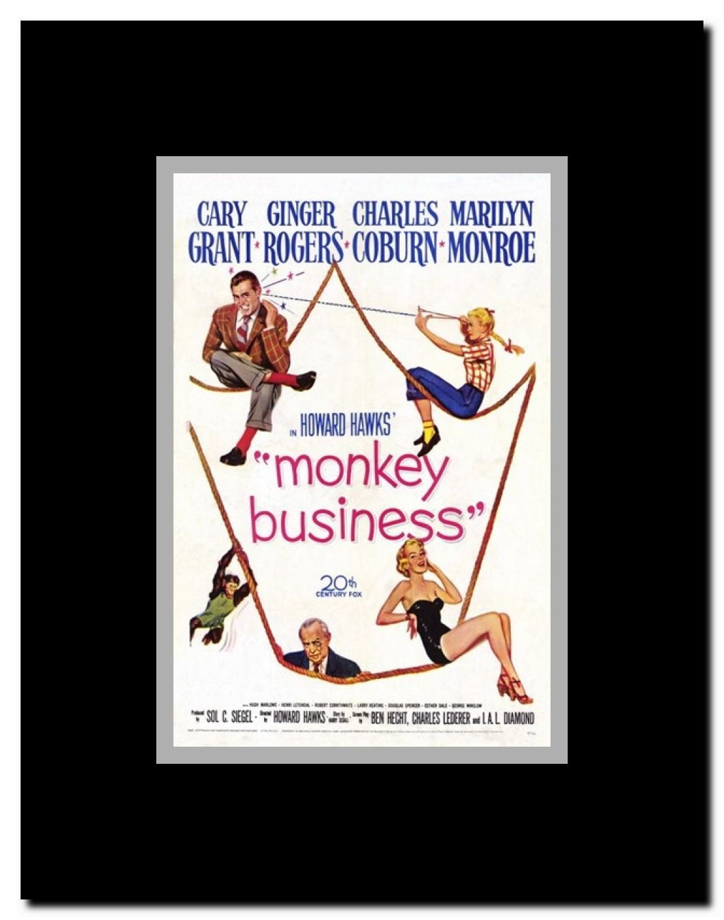 Monkey Business Framed Movie Poster