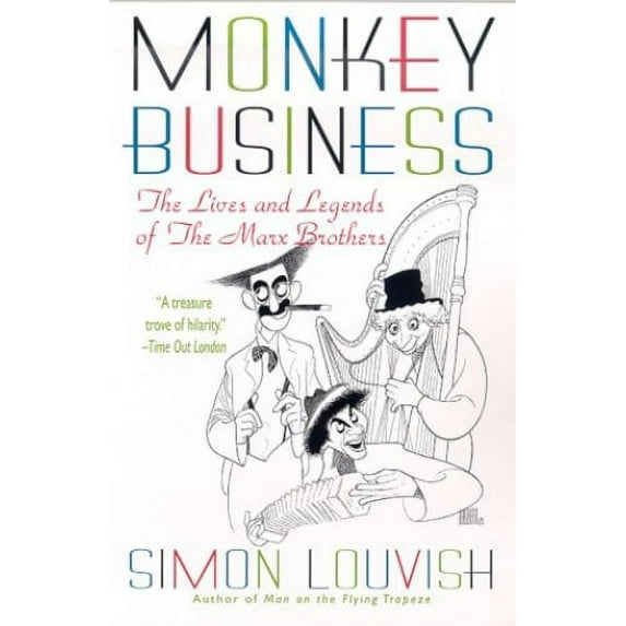 Pre-Owned Monkey Business: The Lives and Legends of the Marx Brothers: Groucho, Chico, Harpo, Zeppo (Hardcover 9780312252922) by Simon Louvish