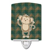 Monkey Ceramic Night Light