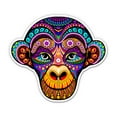 thumbnail image 1 of Monkey Colorful - 12" Vinyl Sticker Waterproof Decal, 1 of 1