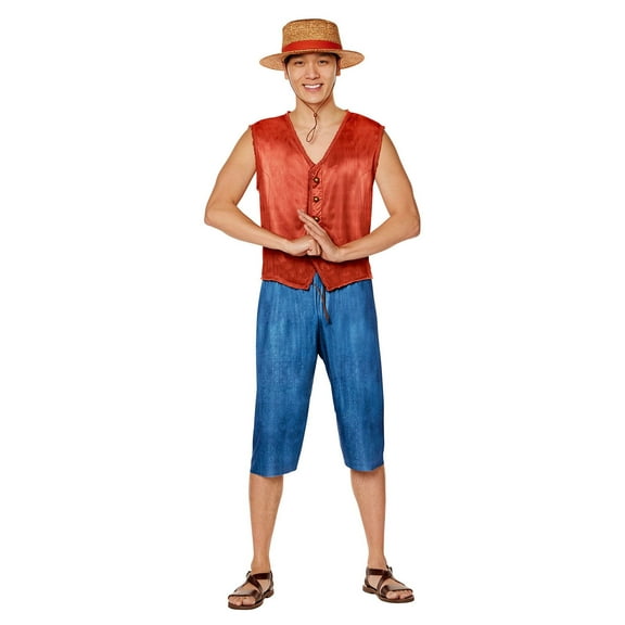 One Piece Monkey D. Luffy Men's Costume Small 34-36
