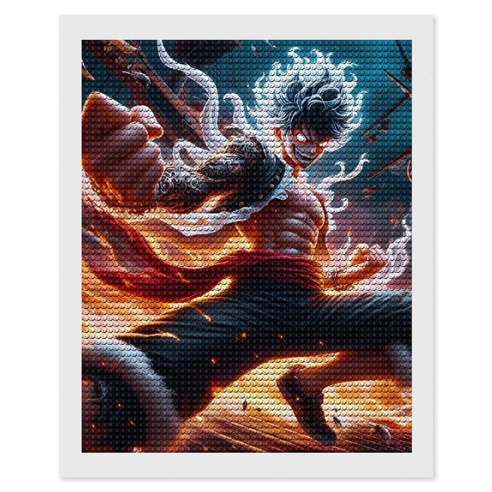 Monkey D. Luffy Diamond Art Kits DIY Painting, Anime Diamond Kits