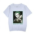 thumbnail image 1 of Monkey D. Luffy Fifth gear T-shirt short sleeve Summer breathable men's and women's tops 100 cotton, 1 of 12