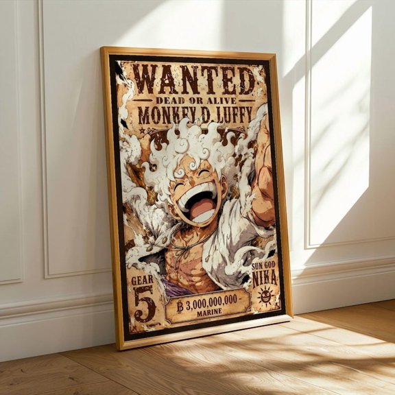 Monkey D. Luffy Gear 5 Poster Unframe Size 24''x36'' GooGate