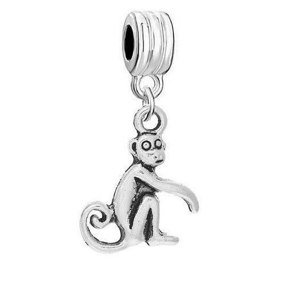 Monkey Dangle Charm Fits All Brand Snake Charm Snake Bracelet