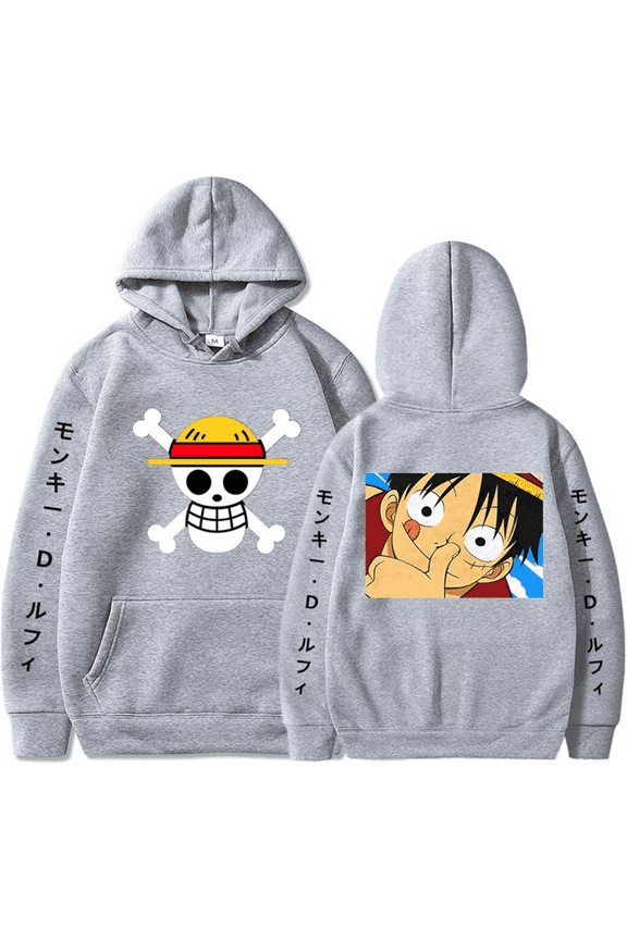 Monkey De Luffy Hoodie Trafal Garr Raucus Pople Costume Sweatshirt Pullover