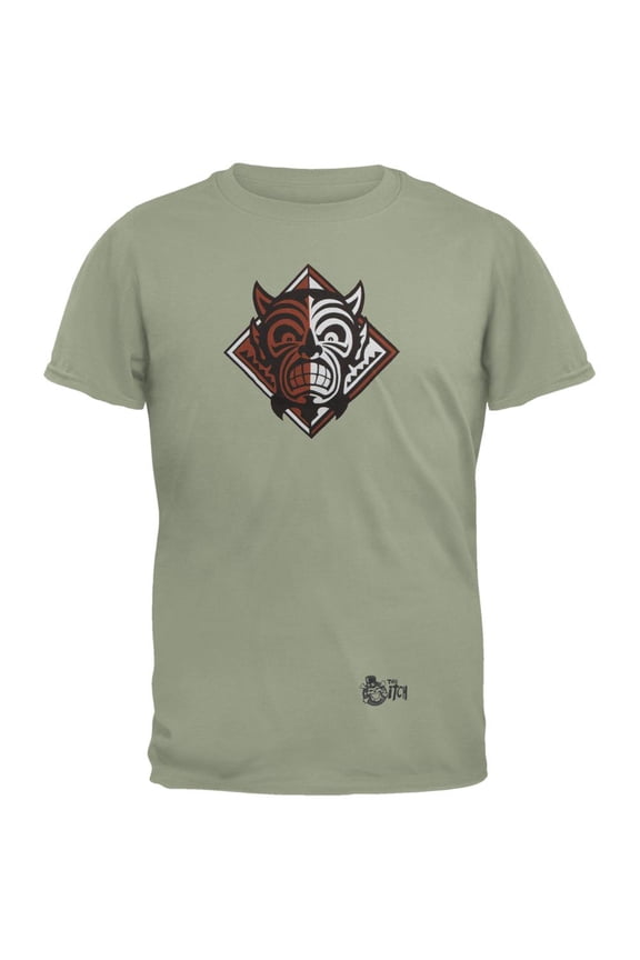 Monkey Demon Logo Green Adult T-Shirt - Large