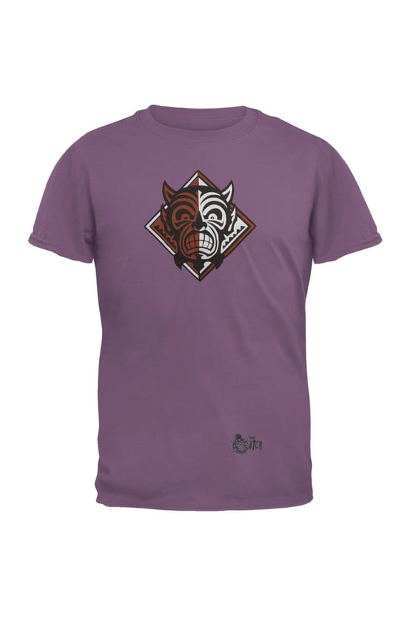 Monkey Demon Logo Purple Adult T-Shirt - Large