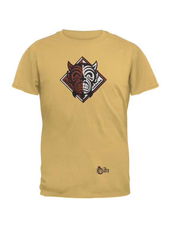 Monkey Demon Logo Yellow Adult T-Shirt - Large