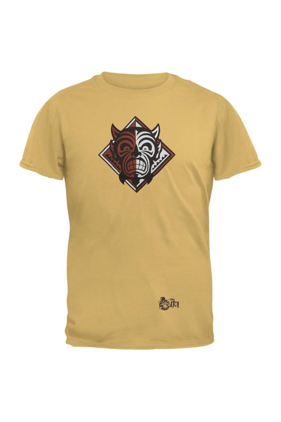 Monkey Demon Logo Yellow Adult T-Shirt - Large