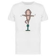 thumbnail image 1 of Monkey Doing Acrobatics Cartoon T-Shirt Men -Image by Shutterstock, Male Small, 1 of 2