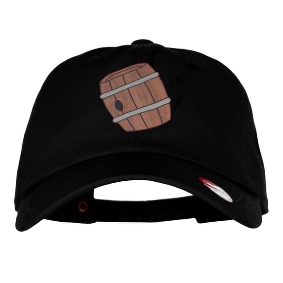 Monkey Donkey Barrels Heat Transfer Washed Cap - Black OSFM