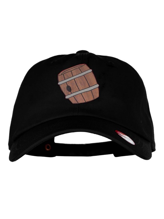 Monkey Donkey Barrels Heat Transfer Washed Cap - Black OSFM