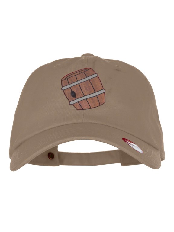 Monkey Donkey Barrels Heat Transfer Washed Cap - Khaki OSFM