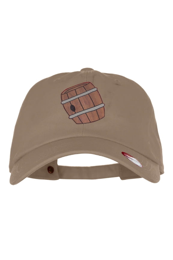 Monkey Donkey Barrels Heat Transfer Washed Cap - Khaki OSFM
