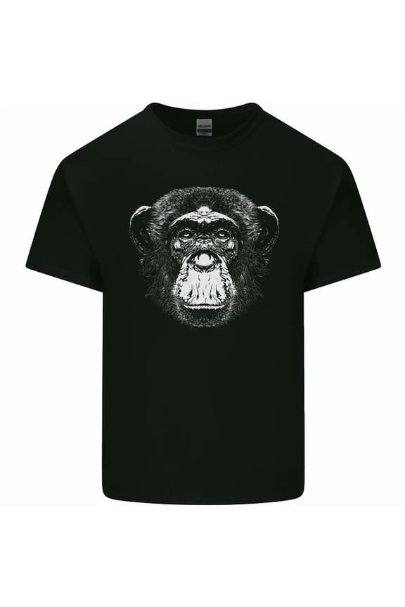 Monkey Face Chimpanzee Mens Womens S-5XL T-Shirt