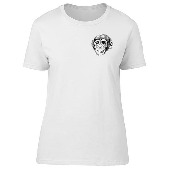 Monkey Face T-Shirt Men -Image by Shutterstock, Male x-Large