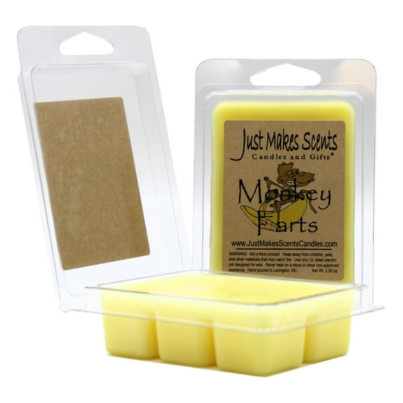 Monkey Farts 2-Pack Soy Wax Melts Homemade -Just Makes Scents Candles & Gifts