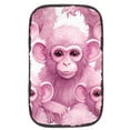 thumbnail image 1 of Monkey Furry Printed Soft 12.5x8.2 Inch Car Armrest Mat Cover Pad Accessory, 1 of 6