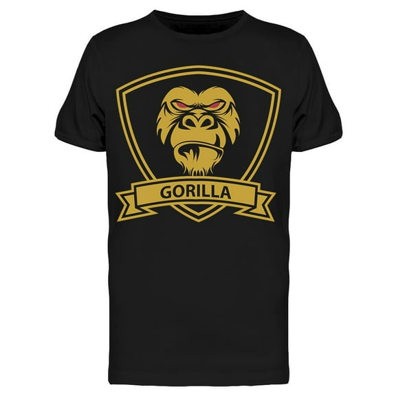Monkey Gorilla Gaming T-Shirt Men -Image by Shutterstock, Male 3X-Large