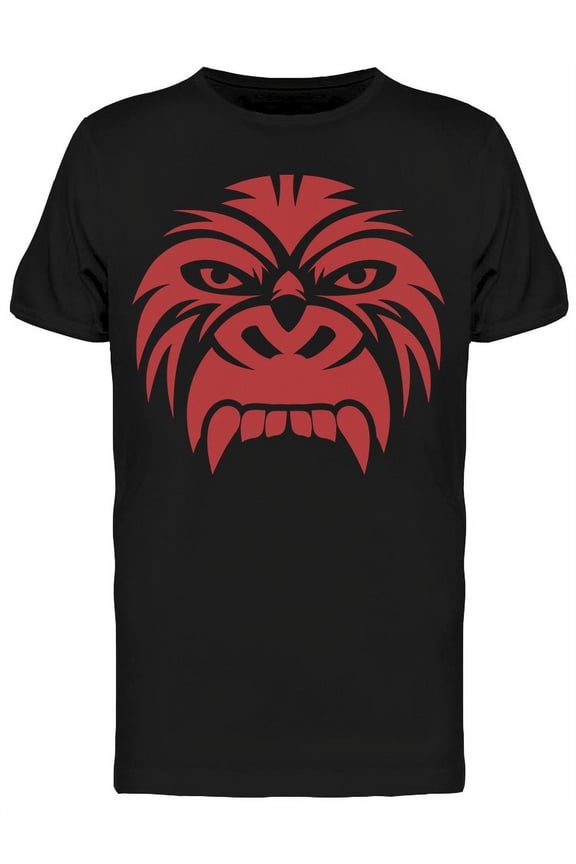 Monkey Gorilla Logo T-Shirt Men -Image by Shutterstock, Male x-Large