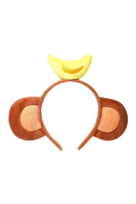 Monkey Hair Banana Hairband Theme Party Performances Head Washing Headphones Cartoon Hair Tapes Cartoon Head Headband Charm Bracelet for Women Men Beaded Bracelet Man Bracelet Bracelet Women's Charm