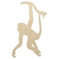 thumbnail image 1 of Monkey Hanging from Tree Solid Wood Shape Unfinished Piece Cutout Craft DIY Projects - 4.70 Inch Size - 1/8 Inch Thick, 1 of 7
