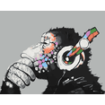 thumbnail image 1 of Monkey Head Phone - DIY - Animal Paint By Numbers, 1 of 4
