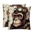 thumbnail image 1 of Monkey Inserts Set - 2-Pack Decorative Pillows with Unique Patterns for Throw Pillow Covers for Home Decor, Sofa, Bed - Available in 16x16, 18x18 & 20x20, 1 of 6