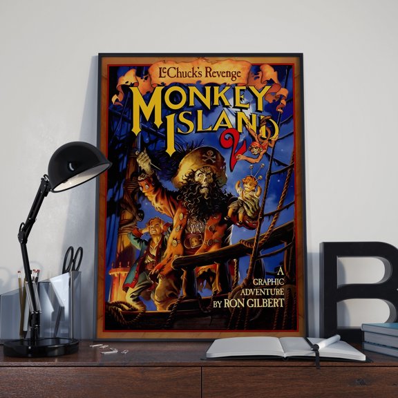 Monkey Island 2 Lechucks Revenge Gaming Poster