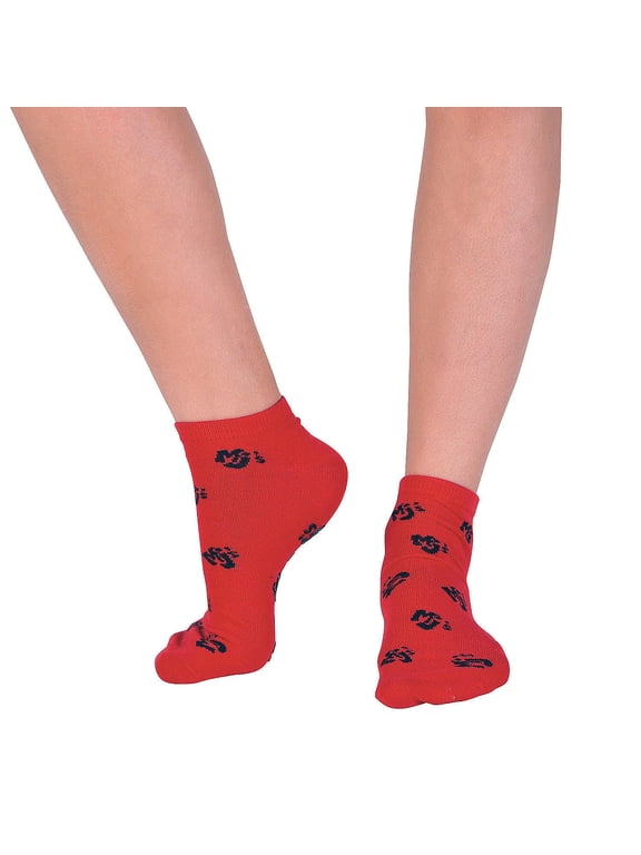 Monkey Joes Adult Sock Red - Apparel Accessories - 2 Pieces