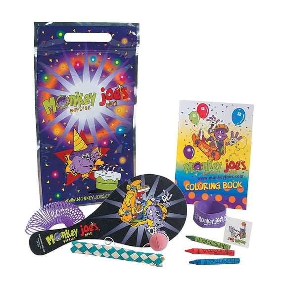 Monkey Joes Happy Sack - Party Favors - 60 Pieces