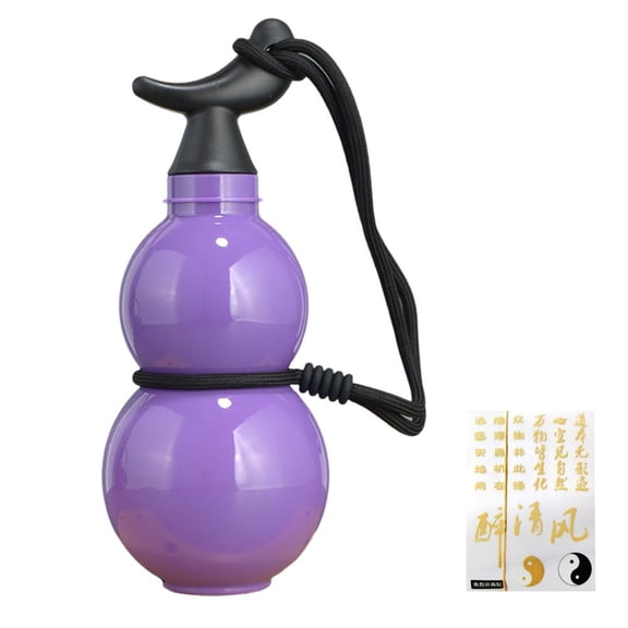 Monkey King Inspired Gourd Shaped Water Bottle 750ml Portable With Strap For Travel Gym