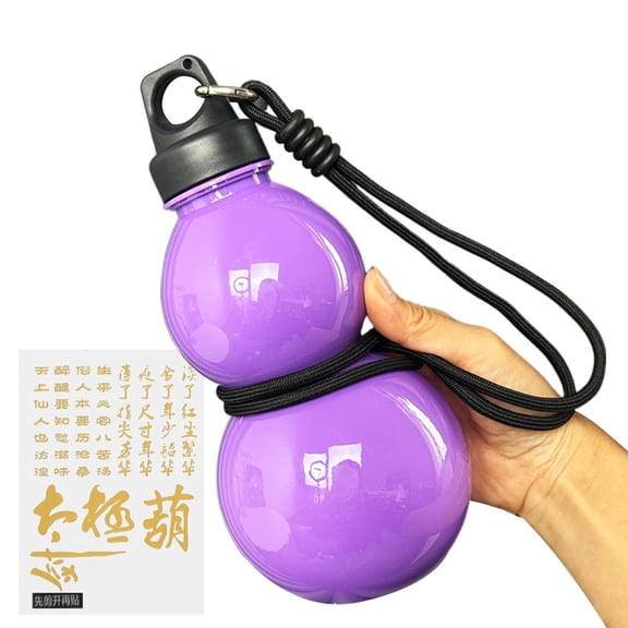 Monkey King Inspired Gourd Shaped Water Bottle 750ml Portable With Strap For Travel Gym