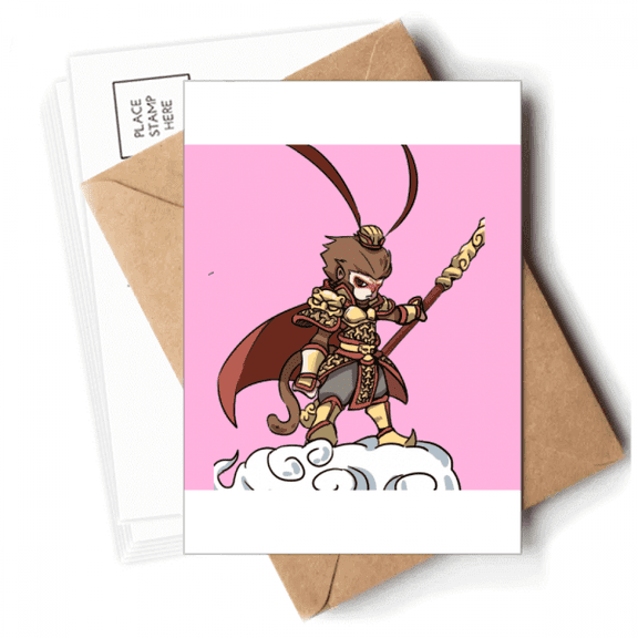 Monkey King Travel Notes Postcards Envelopes Blank Note Cards Mailing