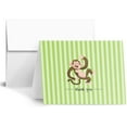 thumbnail image 1 of Monkey Lovely Animal Thank You Note Greeting Cards with Envelopes | Printed on Thick and Sturdy 80lb (216gsm) Cardstock | Blank Interior | A2 Size – 4.25 x 5.5” | 25 per Pack, 1 of 5